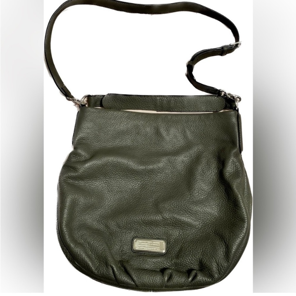 Marc By Marc Jacobs Q Hillier Leather Hobo Bag in Gray
